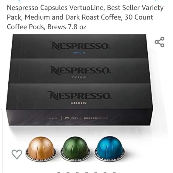 Nespresso capsules vertuoline